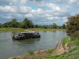 Zutphen at the river Ijssel in the netherlands photo