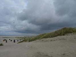 the beach of german island Juist photo