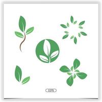 tree leaf logo premium elegant template vector eps 10