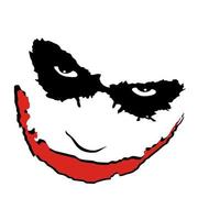 joker face for icon or logo