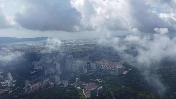 luchtfoto sungai ara en bayan lepas video