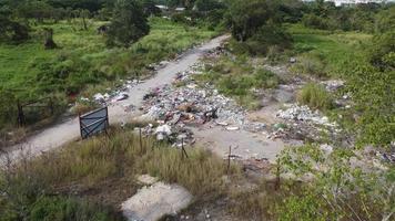Luftbild illegale Mülldeponie