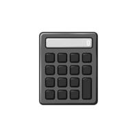 Calculator icon cartoon symbol