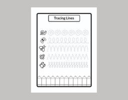 Activity book pages vector