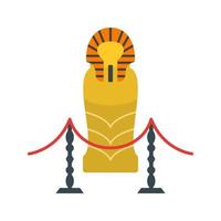 Egyptian God Flat Multicolor Icon vector