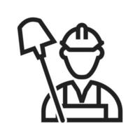 Labor Line Icon vector