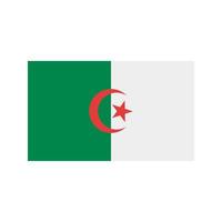 Algeria Flat Multicolor Icon vector