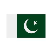 Pakistan Flat Multicolor Icon vector