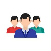 Leadership Flat Multicolor Icon vector