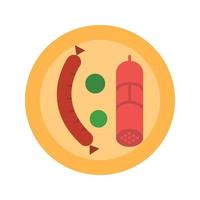 Food Flat Multicolor Icon vector