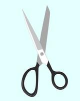 tailor scissors on a white background vector