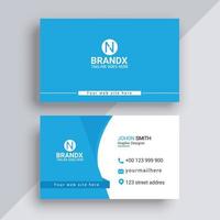 Blue Creative Business Card Template