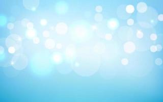 Abstract blue background with bokeh effect. Vector illustration