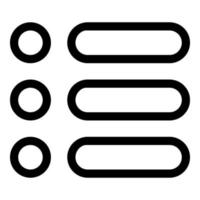 Menu Icon, ui icon vector