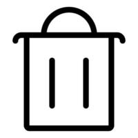 Trash Icon, ui icon vector