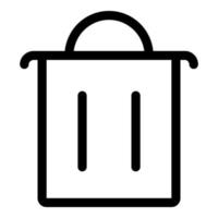 Trash Icon, ui icon vector