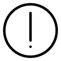 Warning Icon, ui icon vector