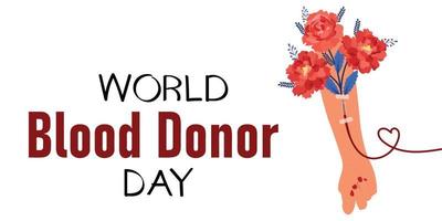 World Blood Donor Day vector