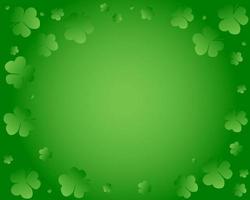 green background created from a group of leaf clover vector