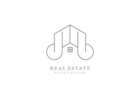 LOGO CONCEPT REAL ESTATE vector