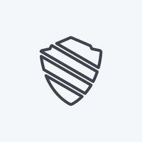 Icon Data Security. suitable for IT Services symbol vector