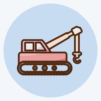 Icon Lifter. suitable for Education symbol. flat style. simple design editable. design template vector. simple illustration vector