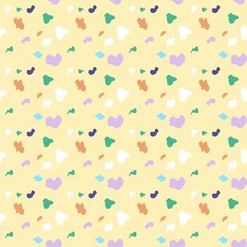 Seamless pattern with minimal shapes. vector