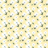 pattern with flower. vector