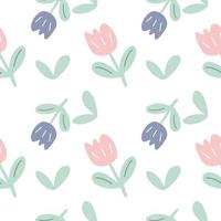 Seamless pattern of botanical.background. vector