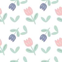 Seamless pattern of botanical.background. vector