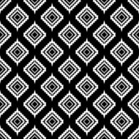 Ikat seamless pattern such as cloth, curtain, textile wallpaper, surface texture background design. vector
