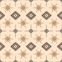 Ikat seamless pattern such as cloth, curtain, textile wallpaper, surface texture background design. vector