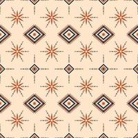 Ikat seamless pattern such as cloth, curtain, textile wallpaper, surface texture background design. vector