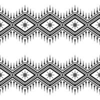 Ikat seamless pattern such as cloth, curtain, textile wallpaper, surface texture background design. vector