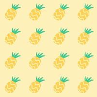 seamless background with pineapple. vector