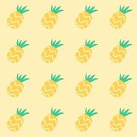 seamless background with pineapple. vector