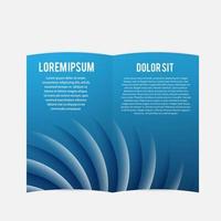 Abstract wavy background. Brochure or booklet layout template. Modern technology concept vector