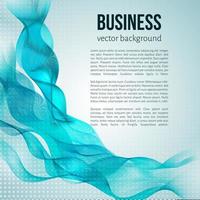 Bright blue moving wavy lines. Business background. Easy to edit design template for your presentations. vector