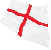 Vector illustration of England flag