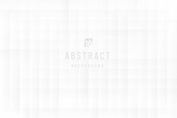 Abstract gradient white and gray square tile pattern minimal background. Simple geometric silver background with copy space. Design for cover template, poster, web banner, print ad. Vector EPS10.