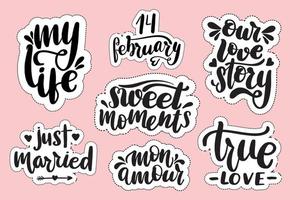 Valentines Day Stickers; Black Love ; Scrapbook Stickers; Love Day  Stickers; Romantic Stickers Featuring Black Art; Black Women Stickers