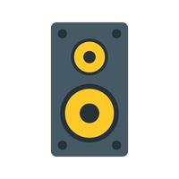 Speakers Flat Multicolor Icon vector