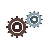 Settings II Flat Multicolor Icon vector