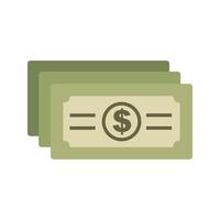 dinero, plano, multicolor, icono vector