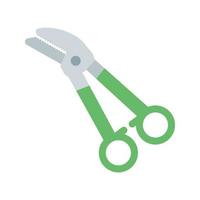 Hemostat Flat Multicolor Icon vector