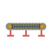 Conveyor I Flat Multicolor Icon vector