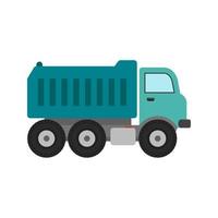 Truck Flat Multicolor Icon vector