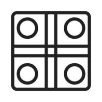 Board Game Line Icon vector