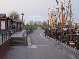 Greetsiel at the german north sea coast photo