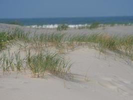 The beach of Juist island in germany photo